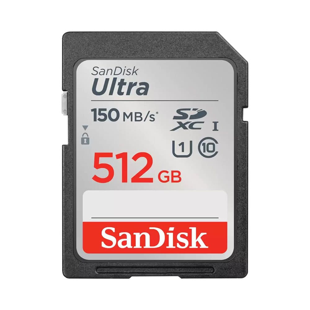 Anúncio: MEMORIA SD SANDISK ULTRA 150 MB/S C10 U1 512GB