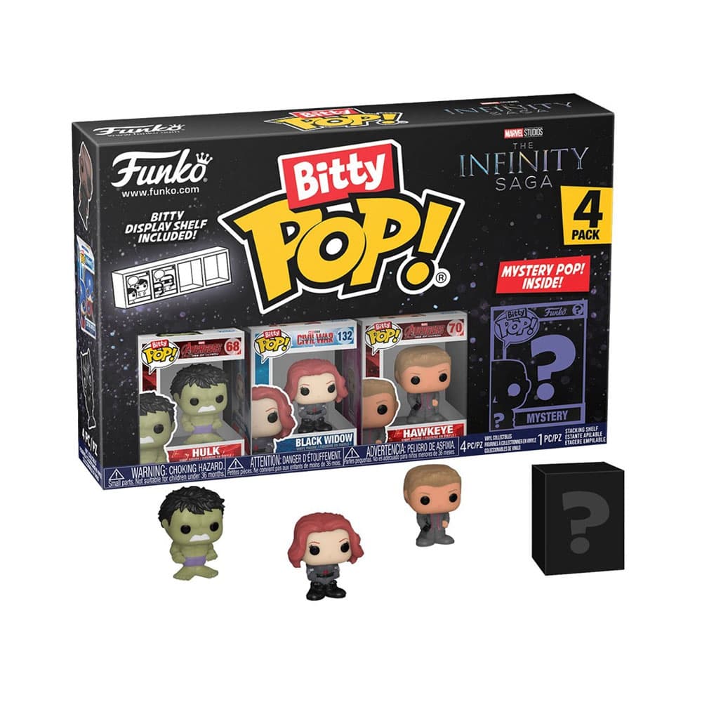 Anúncio: MUÑECO FUNKO BITTY POP MARVEL THE INFINITY SAGA 4 PIEZAS