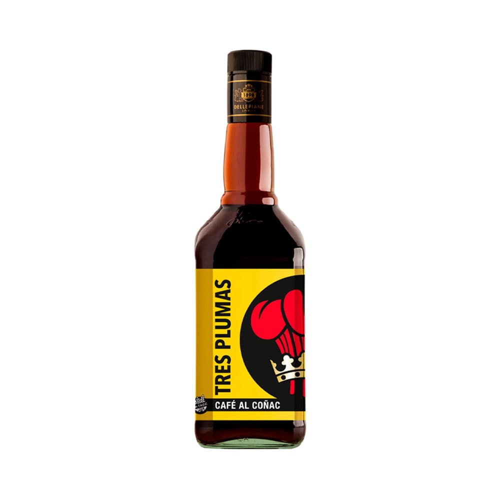 Anúncio: LICOR TRES PLUMAS CAFE AL COÑAC 750ML