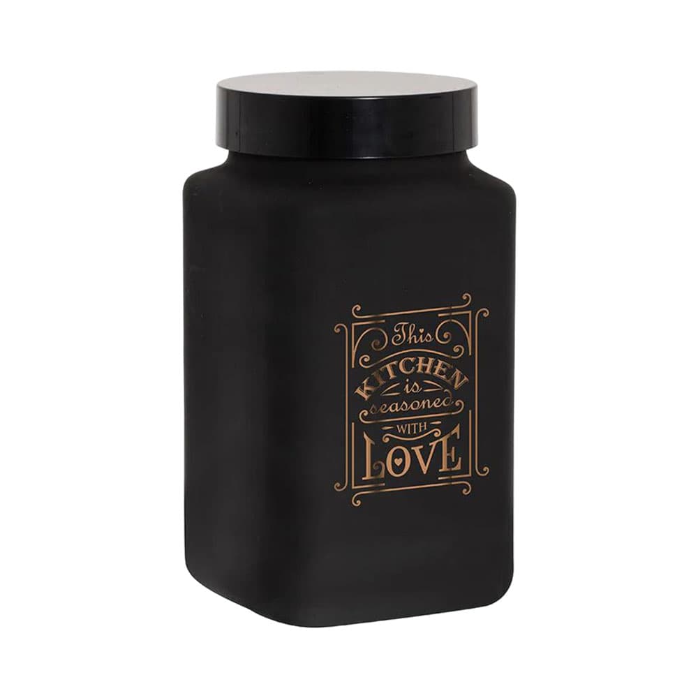 Anúncio: POTE DE ALMACENAMIENTO HEREVIN KITCHEN LOVE 147016-800 2L NEGRO