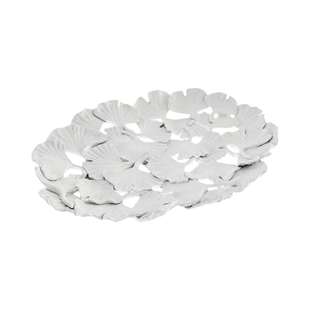 Anúncio: BANDEJA DECORATIVA CONCEPTS 437-668722 HOJA BLANCO