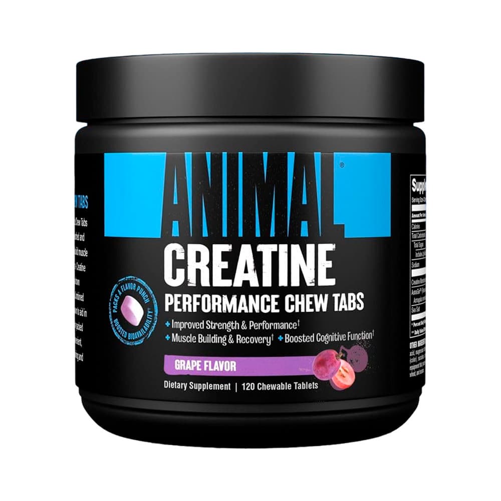 Anúncio: SUPLEMENTO UNIVERSAL ANIMAL CREATINE CHEWS GRAPE 120 TABLETAS