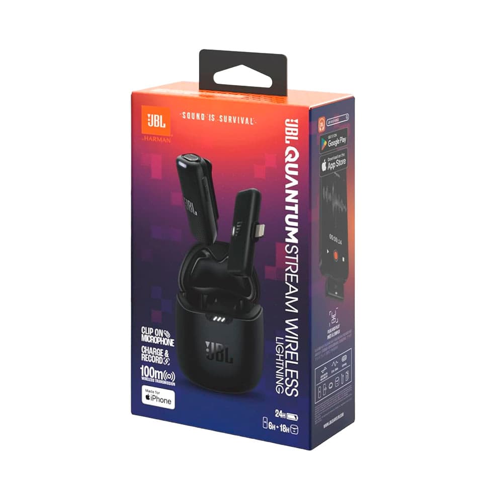 Anúncio: MICROFONO INALAMBRICO JBL QUANTUM STREAM WIRELESS USB-C BLACK