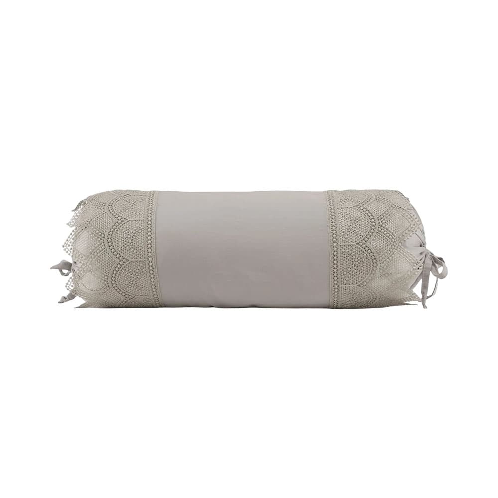 Anúncio: FUNDA DE ALMOHADA ENROLLABLE ALTENBURG BORDADO DE SATÉN 24 X 54 CM SURTIDO