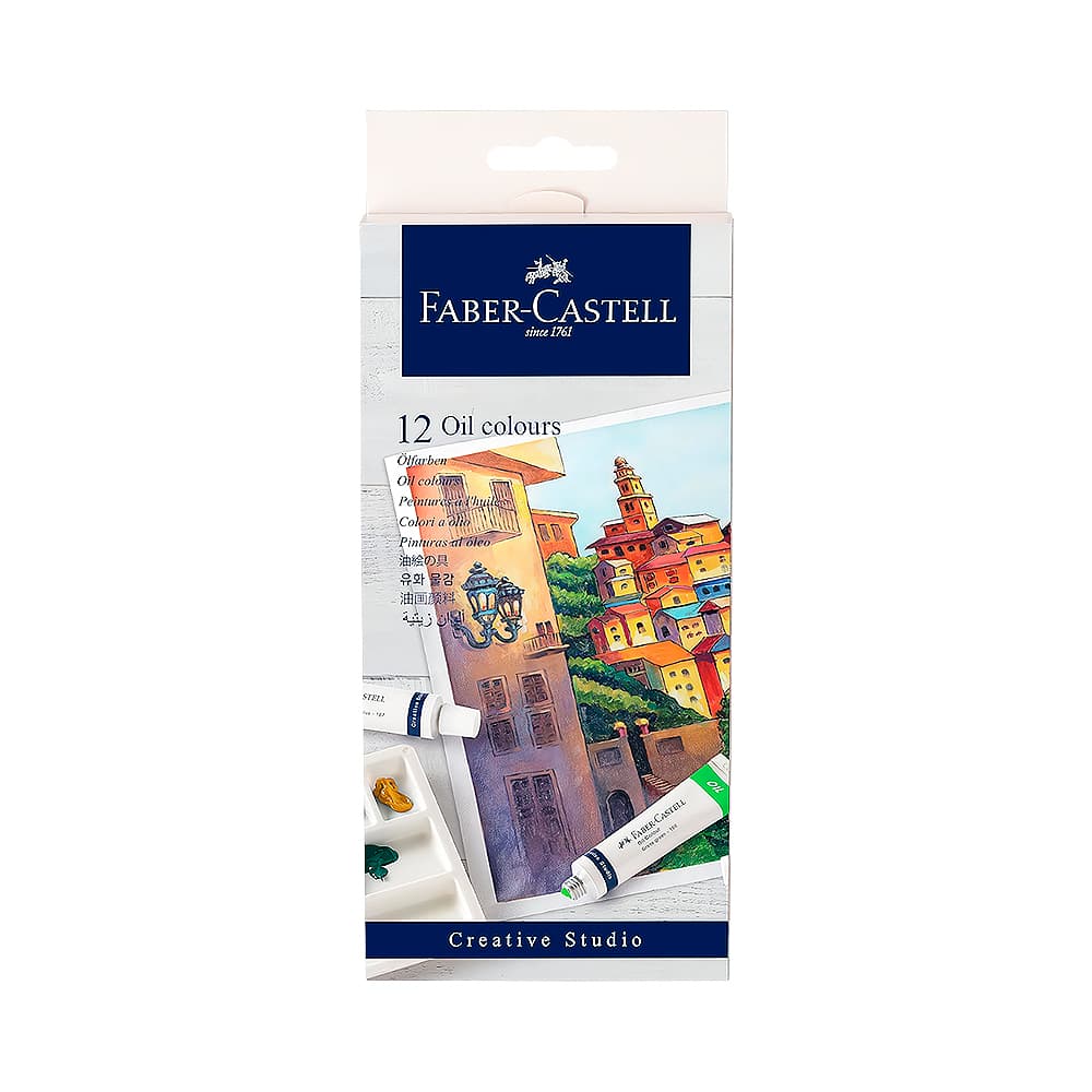 Anúncio: PINTURAS AL ÓLEO FABER CASTELL CREATIVE STUDIO OIL COLOURS 379412 12 UNIDADES
