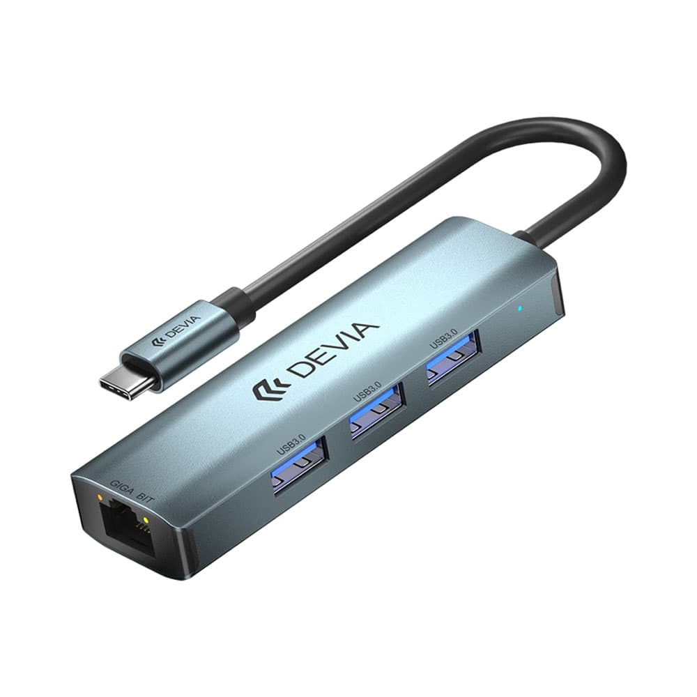 Anúncio: HUB DEVIA EC621 4 EN 1 USB-C DEEP GRAY