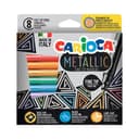 Anúncio: MARCADOR ROTULADOR CARIOCA FINE TIP MARKERS METALLIC 43162 8 UNIDADES