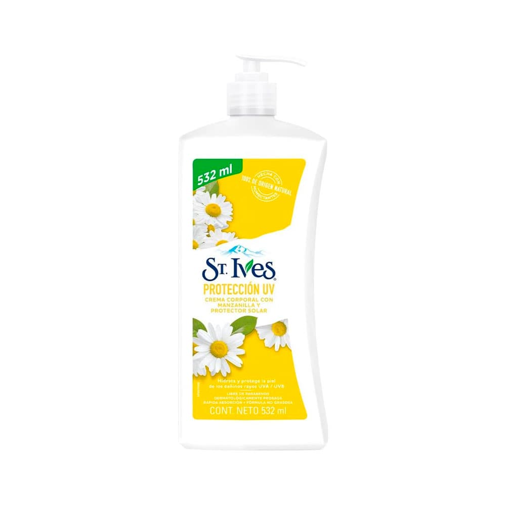 Anúncio: CREMA CORPORAL ST. IVES PROTECCIÓN UV CON MANZANILLA 532ML