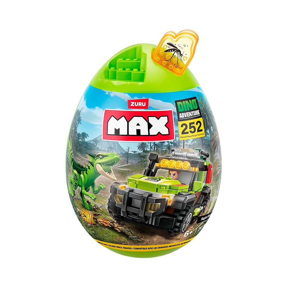 Anúncio: JUGUETE DE CONSTRUCCIÓN ZURU MAX DINO ADVENTURE RAPTOR FORCE 83154 252 PIEZAS