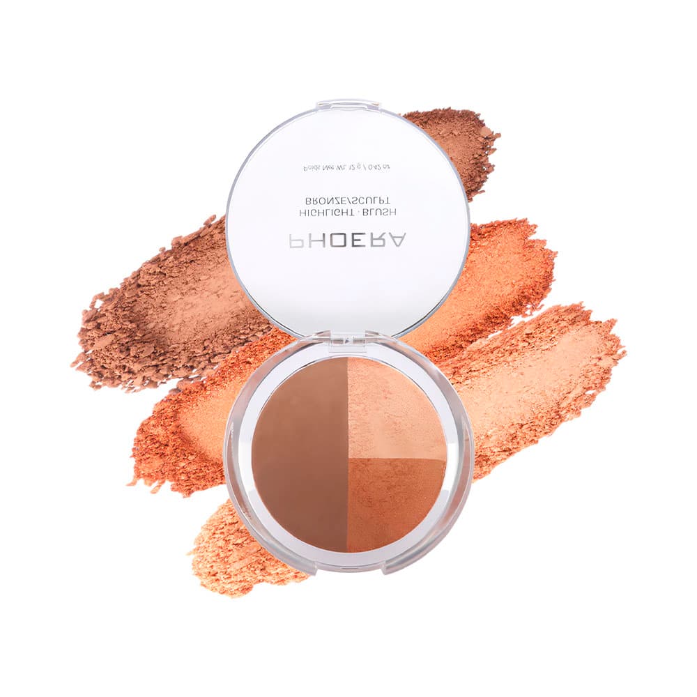 Anúncio: PALETA PHOERA SATIN FINISH 3IN1 003 MEDIUM 12GR