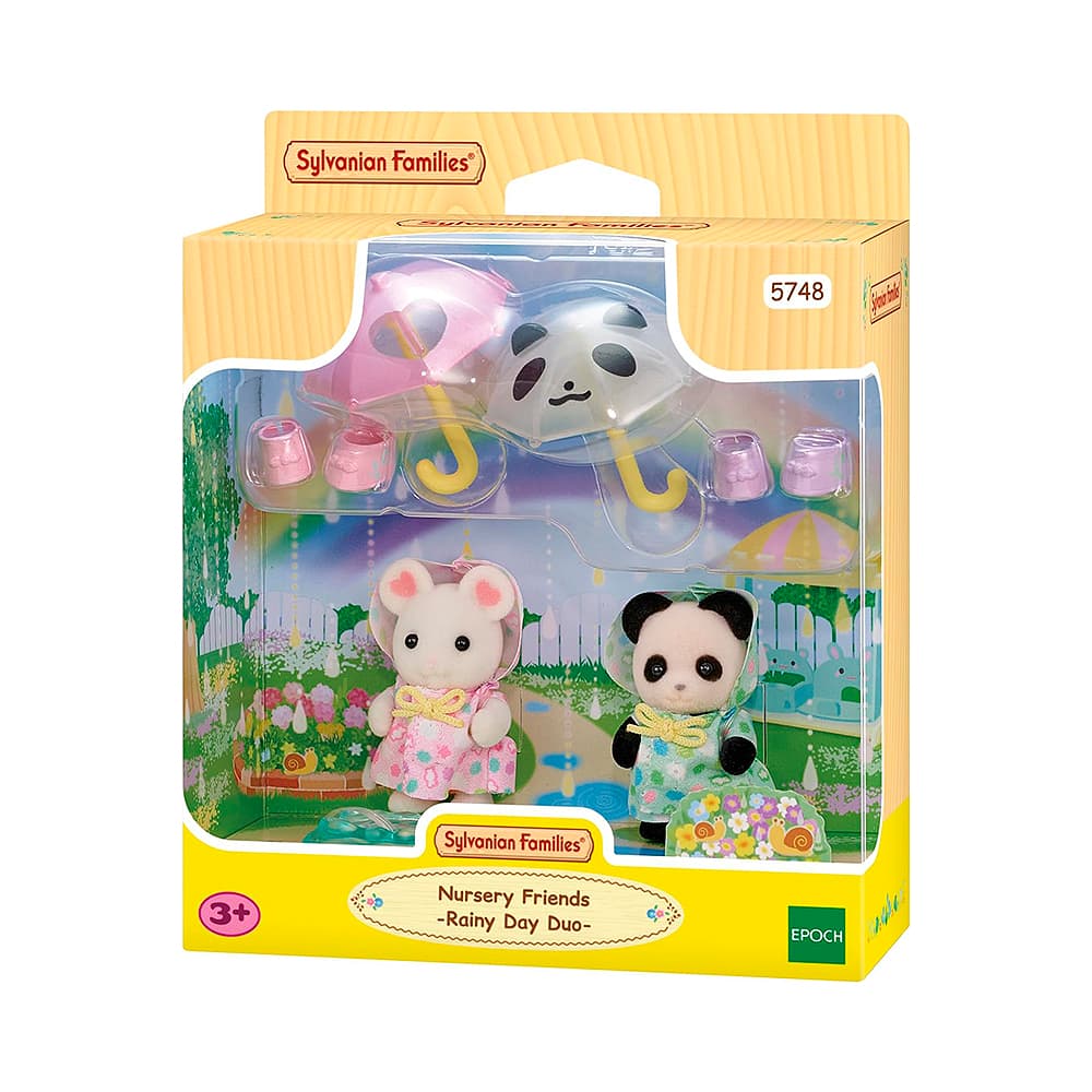 Anúncio: FIGURAS EPOCH SYLVANIAN FAMILIES NURSERY FRIENDS RAINY DAY DUO 5748