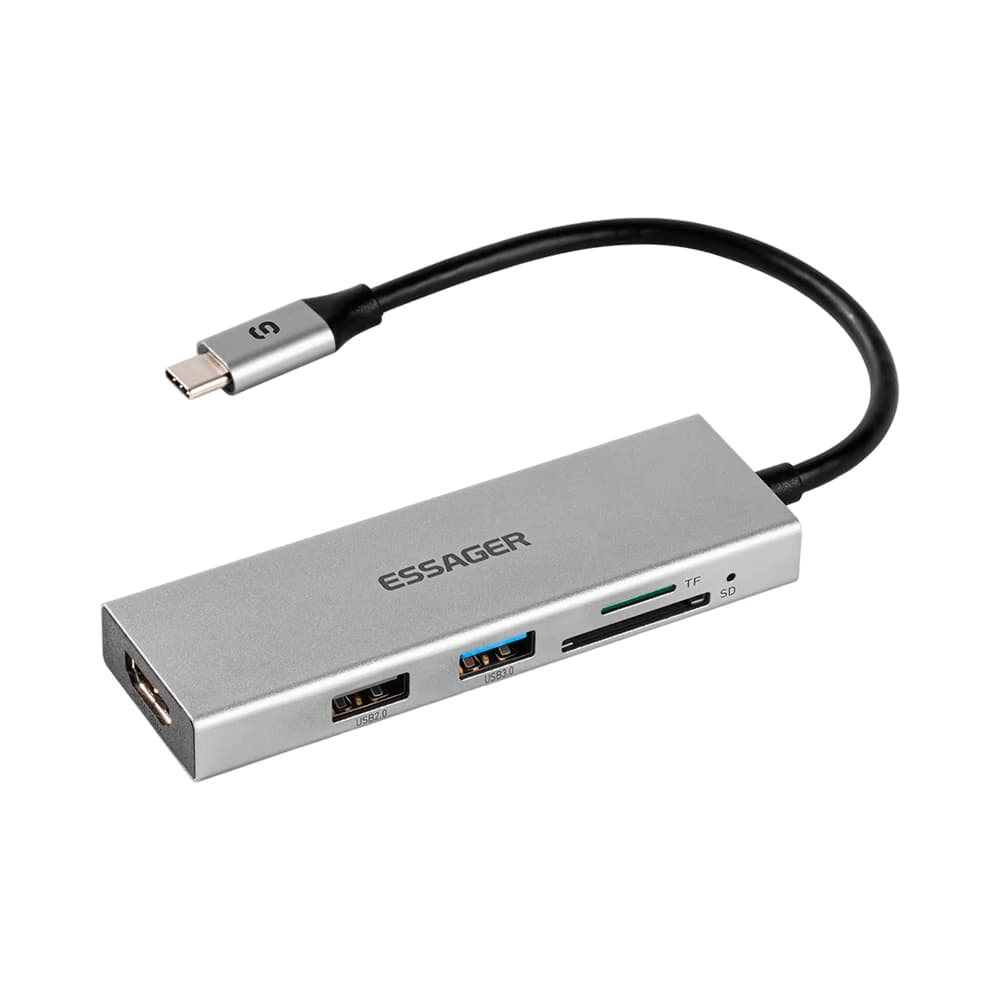Anúncio: HUB ESSAGER ES-TC05 5 IN 1 USB-C GRIS