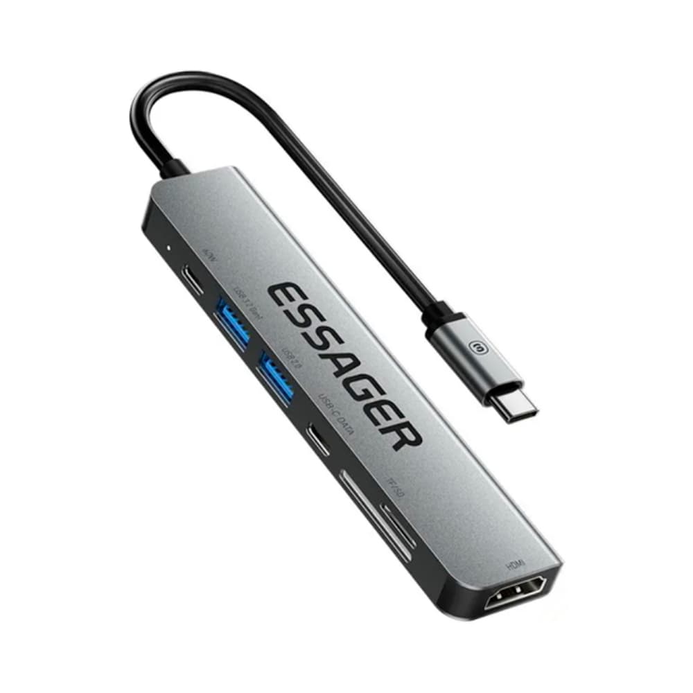Anúncio: HUB ESSAGER ES-TA07 7 IN 1 USB-C GRIS