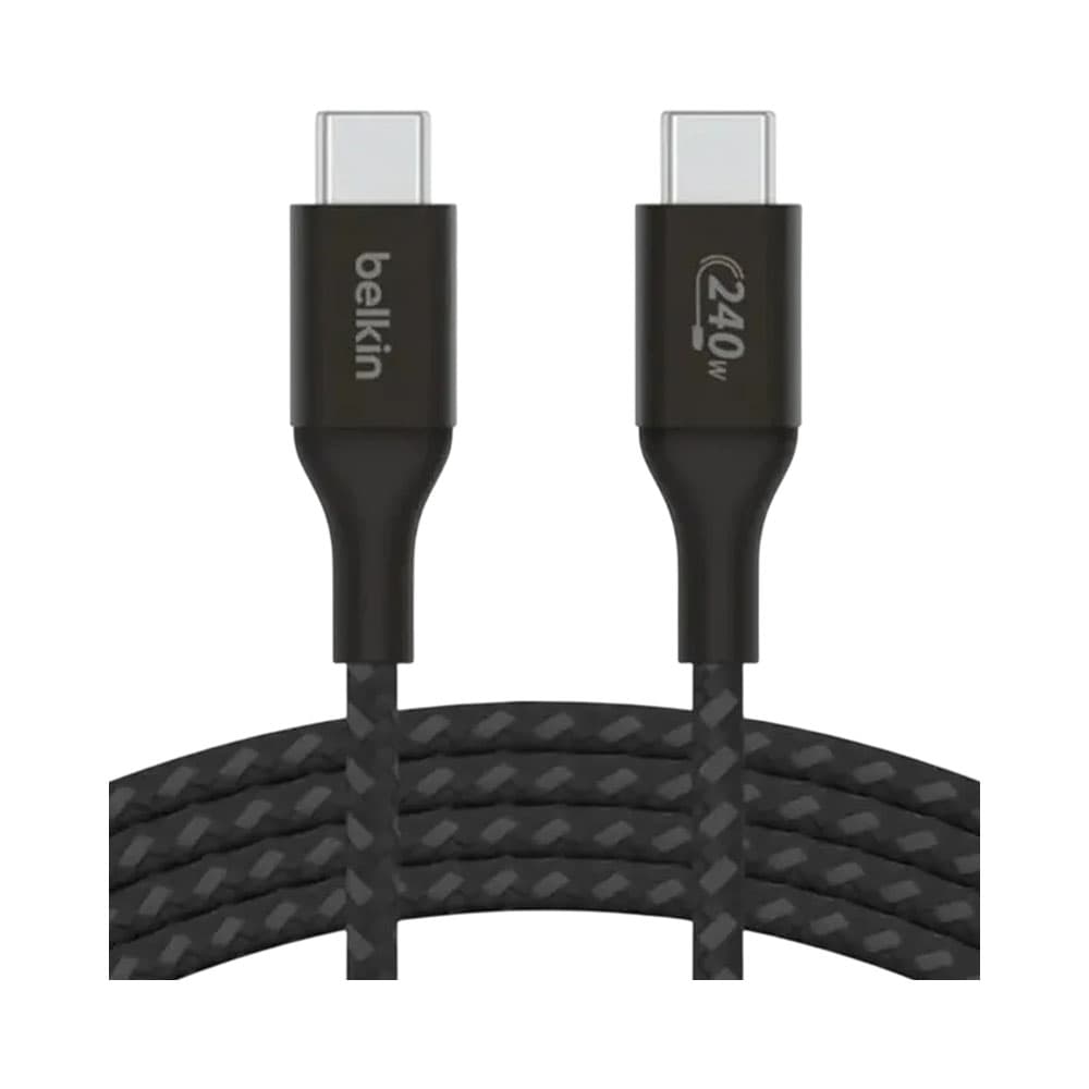Anúncio: CABLE BOOST CHARGE BELKIN USB-C A USB-C 2M 240W BLACK