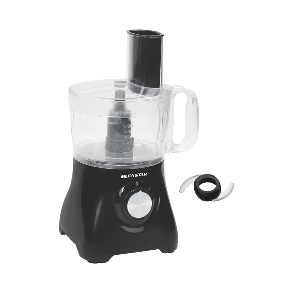 Anúncio: MULTIPROCESADOR DE ALIMENTOS MEGA STAR SG501 1.2L 500W 110V NEGRO