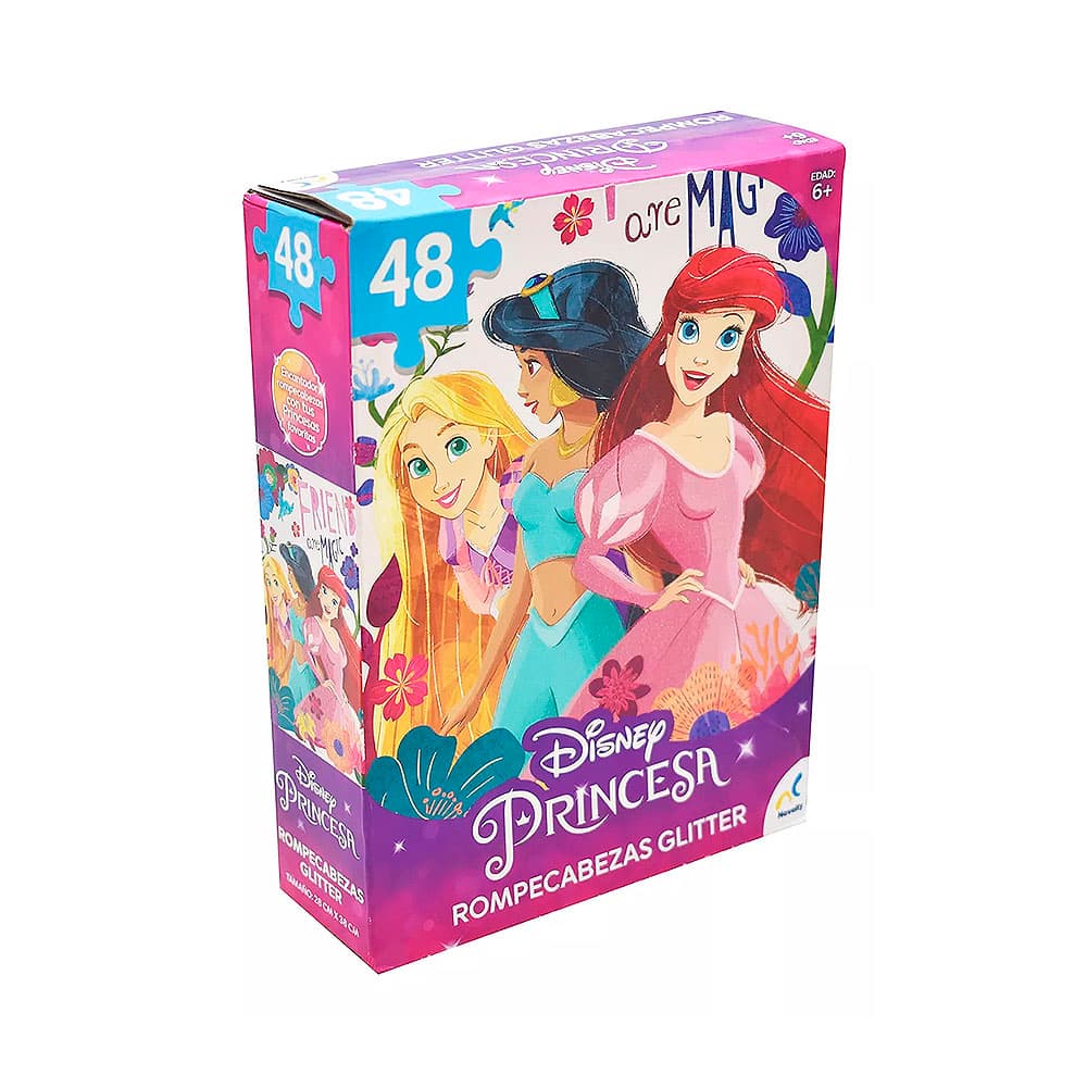 Anúncio: ROMPECABEZAS GLITTER DISNEY NOVELTY DISNEY PRINCESA JCA-4059 48 PIEZAS