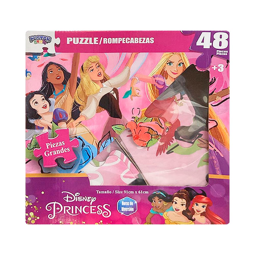 Anúncio: ROMPECABEZAS DE PISO FOSTER GAMES DISNEY PRINCESS 11268-PR 48 PIEZAS