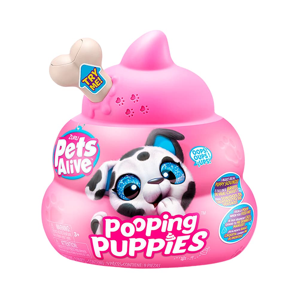 Anúncio: KIT DE JUEGO ZURU PETS ALIVE POOPING PUPPIES 9542