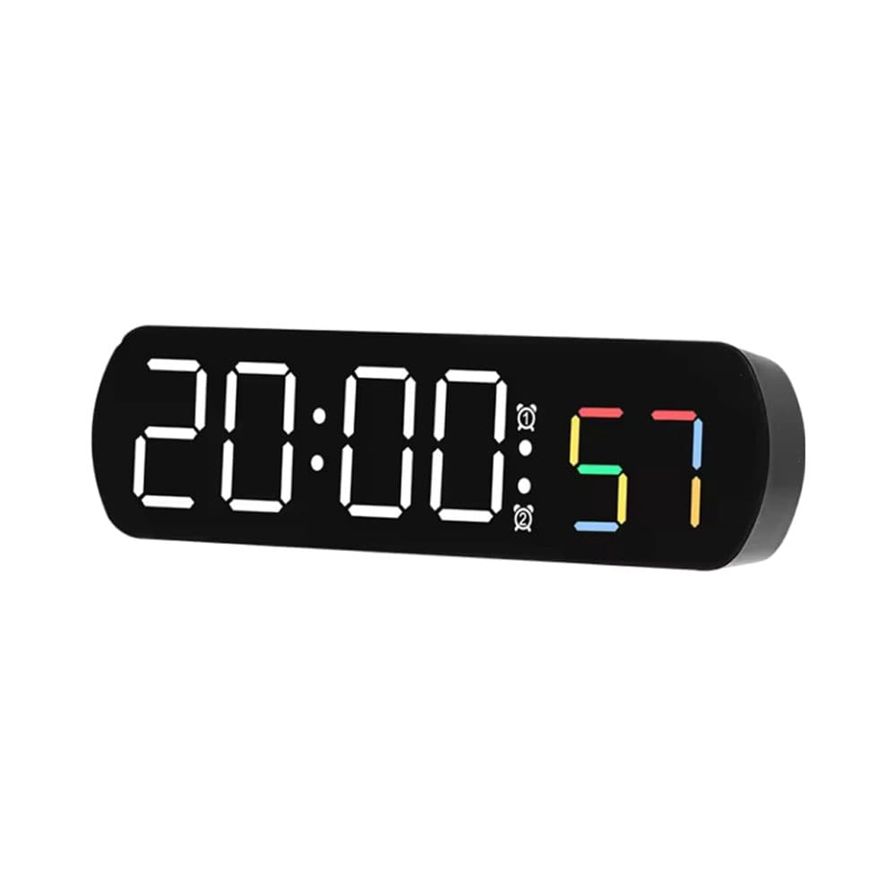 Anúncio: RELOJ DIGITAL DE MESA SATELLITE AC-T6883 LED NEGRO - BLANCO