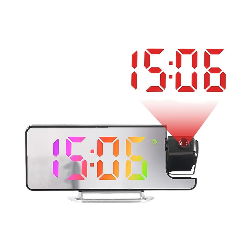 Anúncio: RELOJ DIGITAL CON PROYECTOR SATELLITE AC-T6873 LED COLORIDO