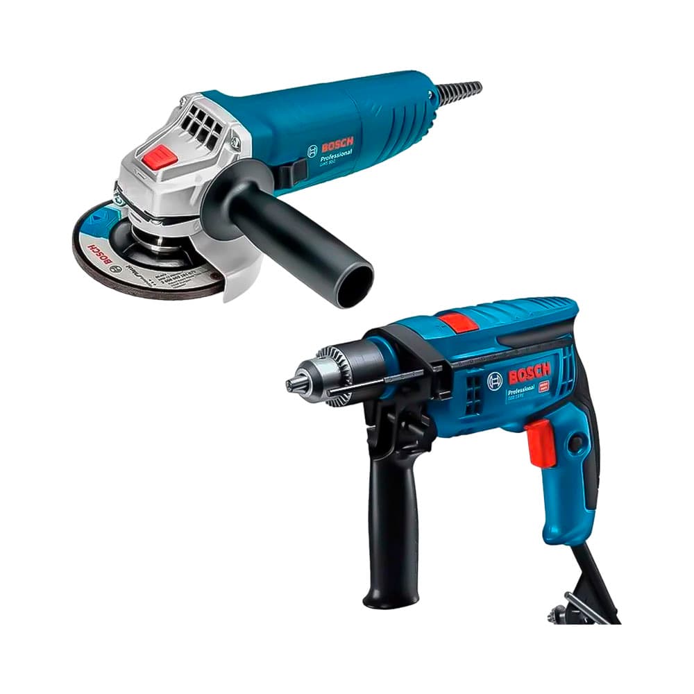 Anúncio: SET AMOLADORA Y TALADRO BOSCH 0601.2B7 GSB12RE+GWS850 220V