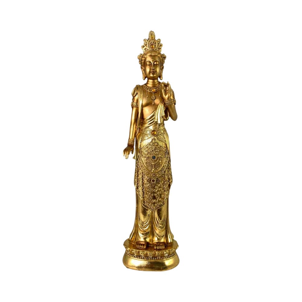 Anúncio: FIGURA DECORATIVA DE BUDA CONCEPTS 437-0411385 53 CM DORADO