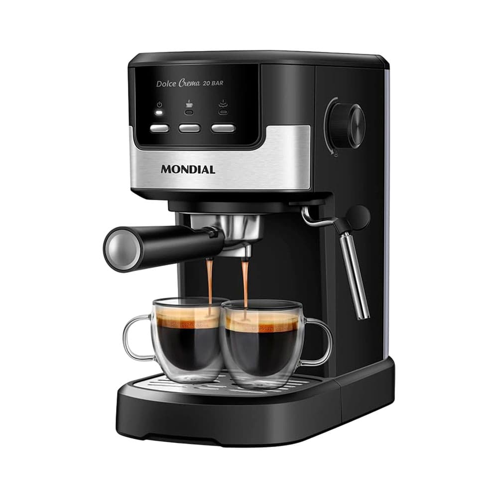Anúncio: CAFETERA ESPRESSO MONDIAL DOLCE CREMA C-20-EC 110V NEGRO