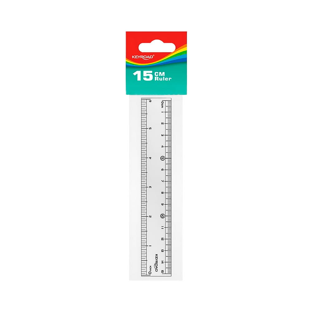 Anúncio: REGLA KEYROAD RULER KR972910 15 CM TRANSPARENTE