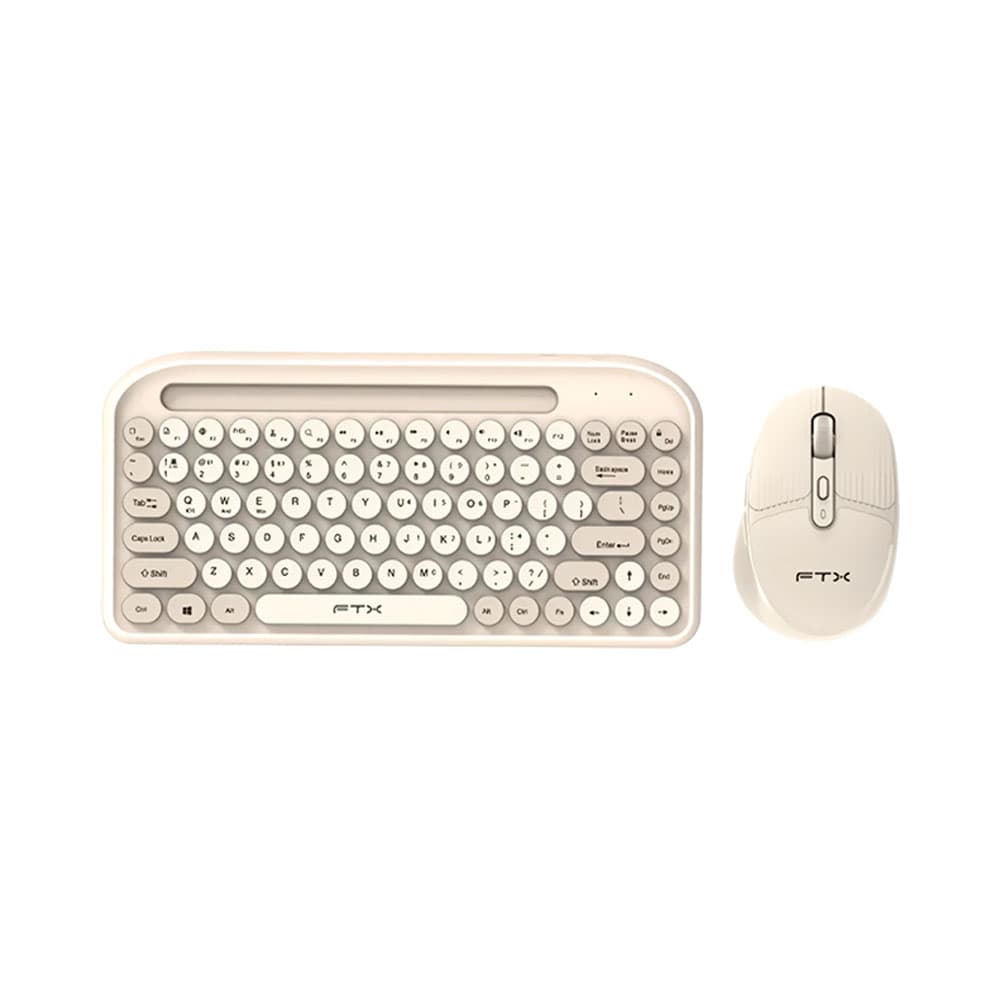 Anúncio: TECLADO + MOUSE INALÁMBRICO FTX FTXGK01 DUAL-MODE ORO