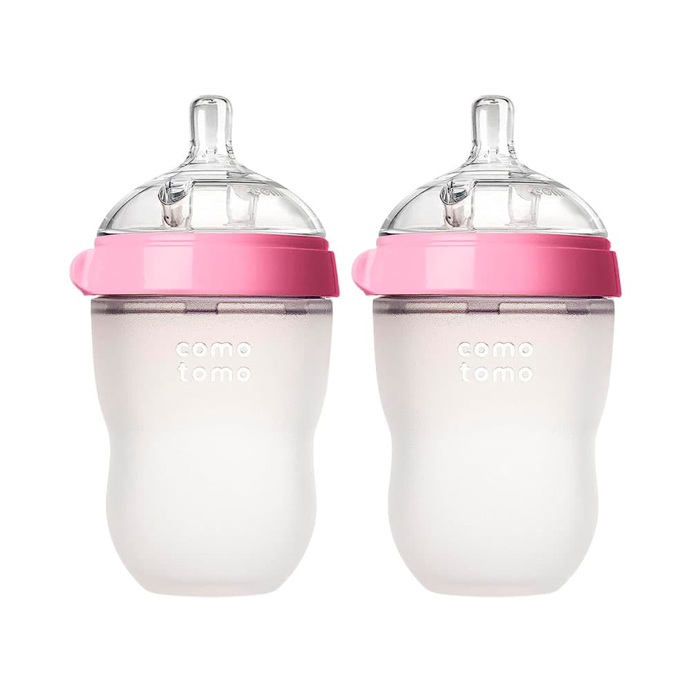 Anúncio: BIBERÓN 2 PIEZAS PINK 250ML COMOTOMO 0043 3M+