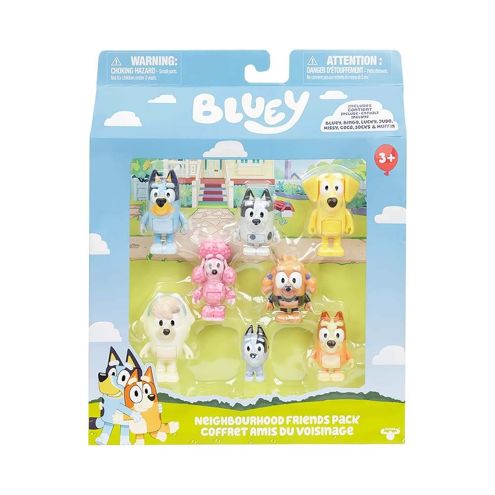 Anúncio: KIT DE FIGURAS MOOSE TOYS BLUEY NEIGHBORHOOD FRIENDS PACK 17676
