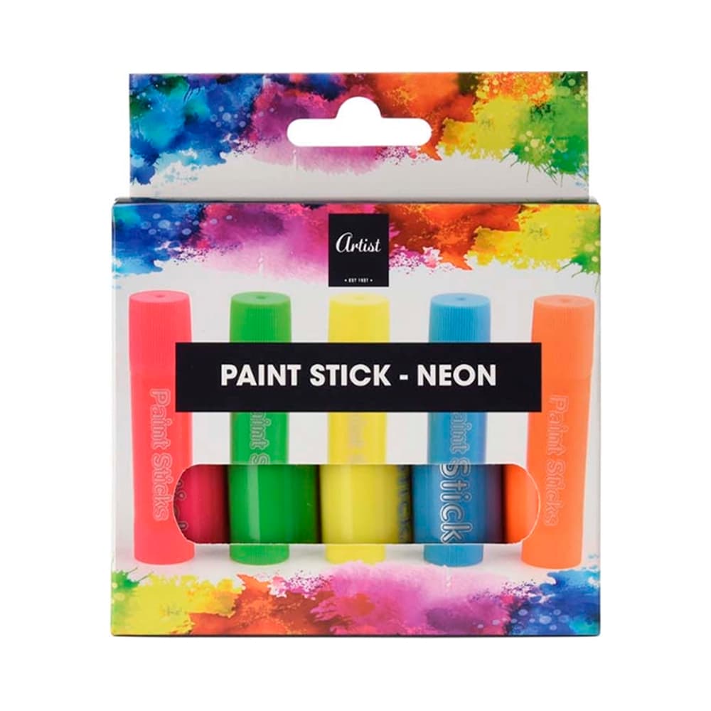 Anúncio: BARRA DE PINTURA ARTIST PAINT STICK NEÓN 058926 5 UNIDADES