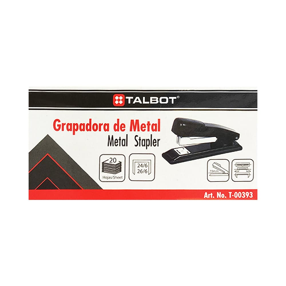 Anúncio: GRAPADORA DE METAL TALBOT T-00393 NEGRO