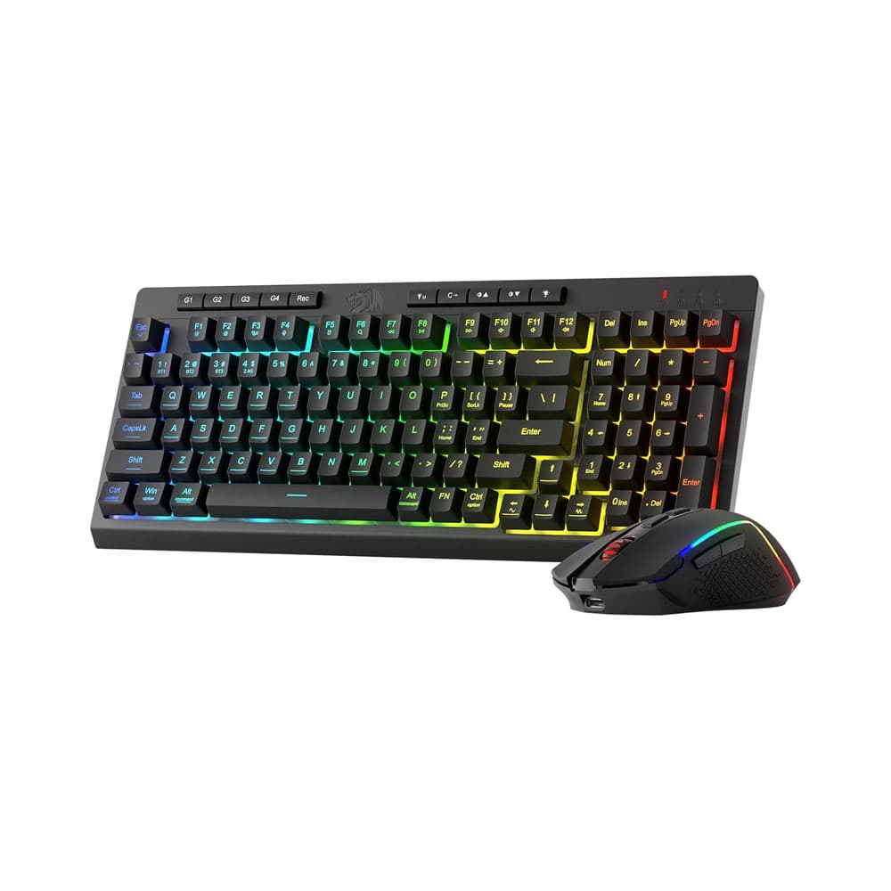Anúncio: KIT TECLADO + MOUSE REDRAGON S142 RYLO PRO COMBO RGB NEGRO