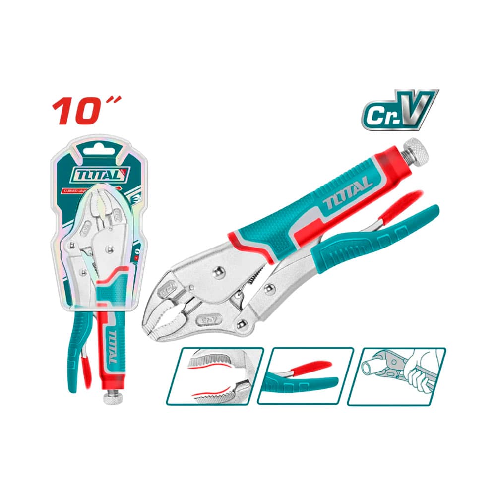 Anúncio: ALICATE DE PRESIÓN MANDÍBULA CURVA TOTAL THT191001 25CM