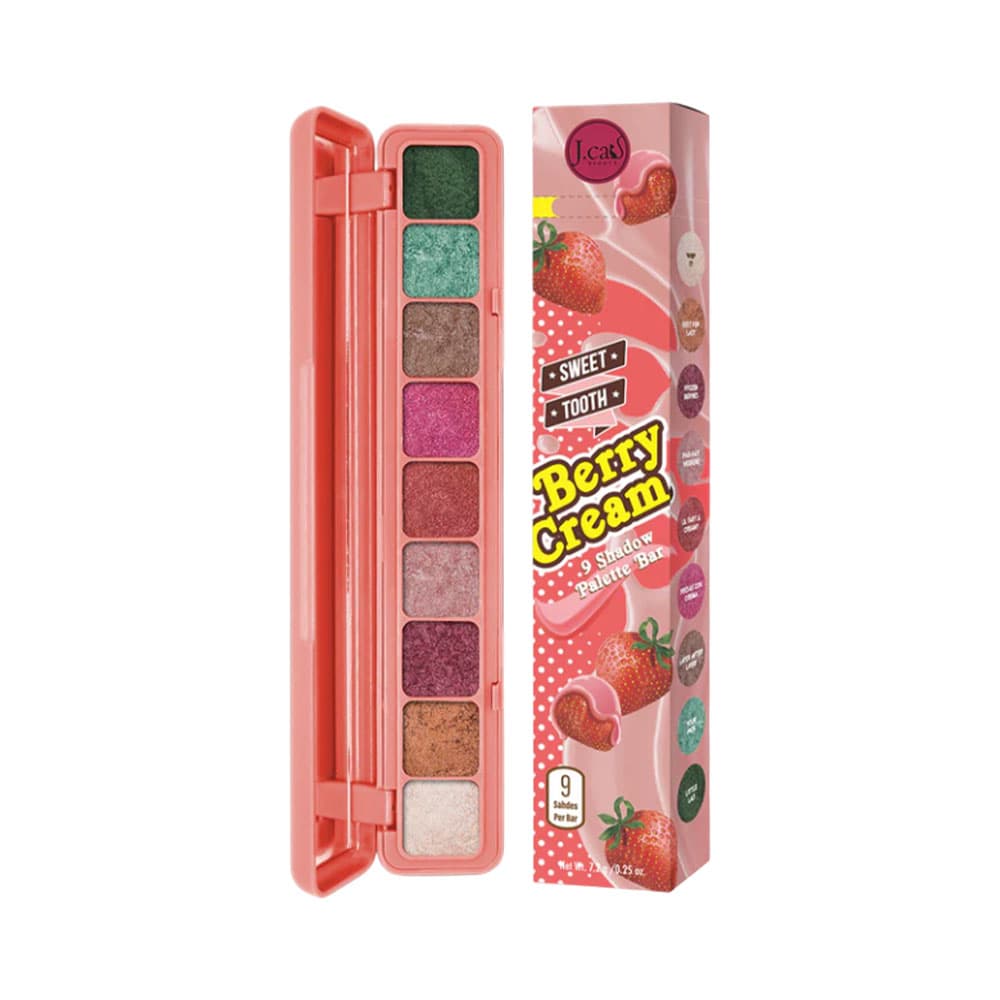 Anúncio: PALETA DE SOMBRAS J.CAT SWEET TOOTH BAR STB101 BERRY CREAM 7,2GR