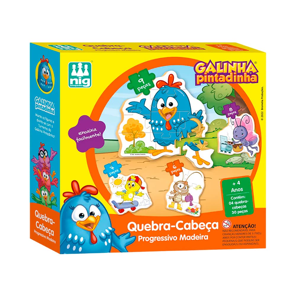 Anúncio: ROMPECABEZAS NIG BRINQUEDOS GALLINA PINTADITA 0713 30 PIEZAS