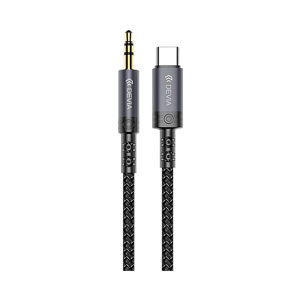 Anúncio: CABLE DE AUDIO DIGITAL DEVIA IPURE SERIES EC620 USB-C A 3.5 MM 1 METRO NEGRO