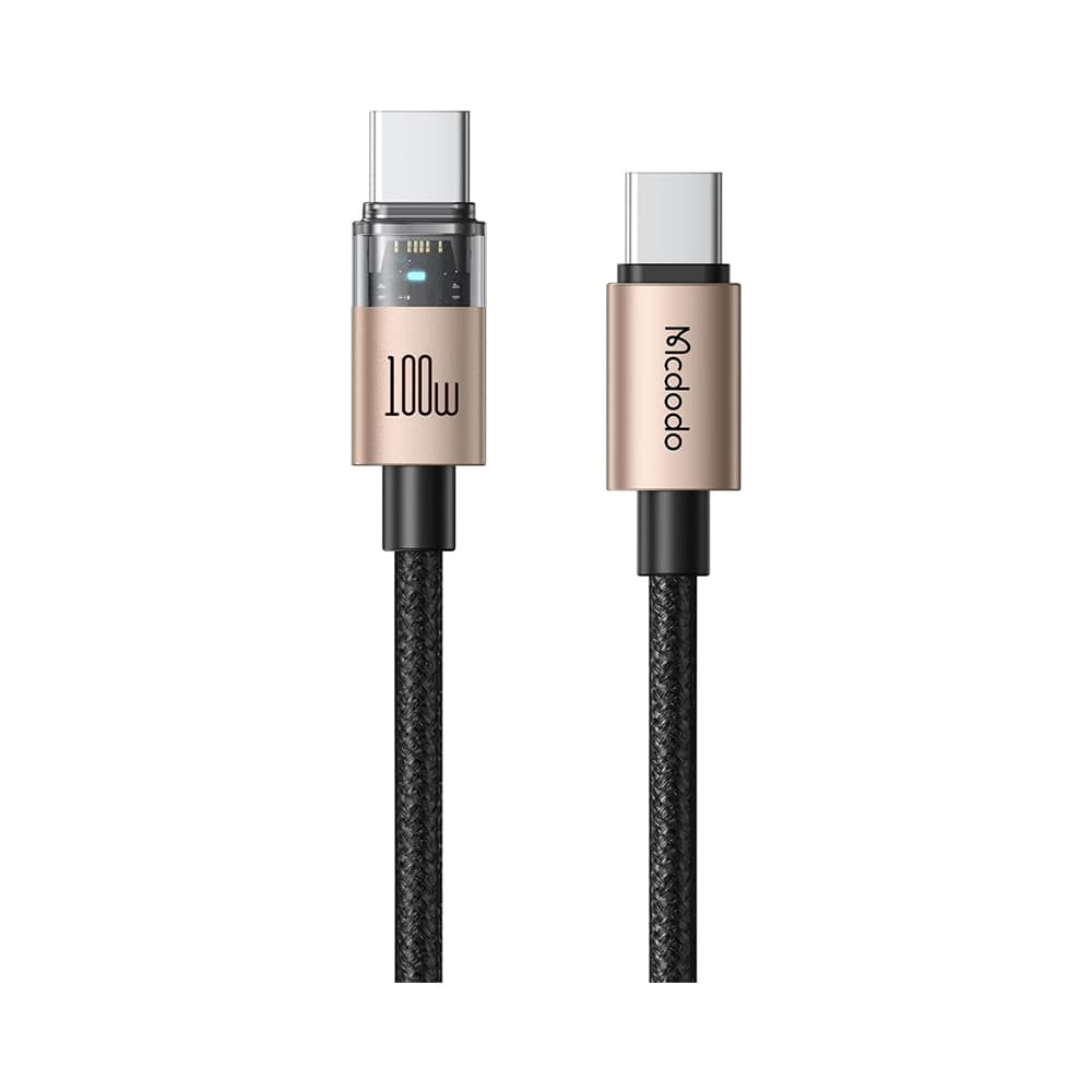 Anúncio: CABLE DE DATOS MCDODO CA-5581 USB-C A USB-C 100 W 1.2 METROS GOLD