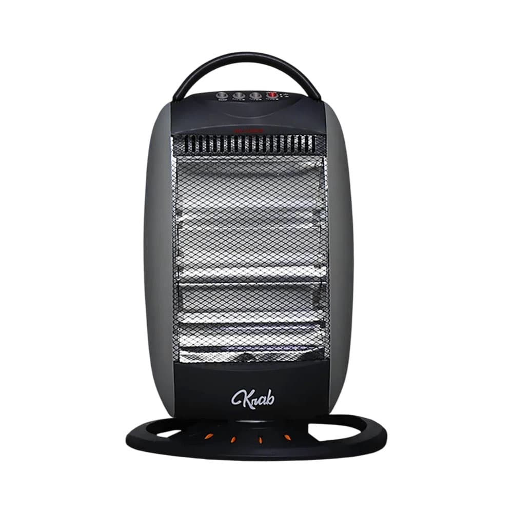 Anúncio: ESTUFA ELÉCTRICA KRAB KBEO1200 CUARZO OSCILANTE 1200W 220V GRIS - NEGRO
