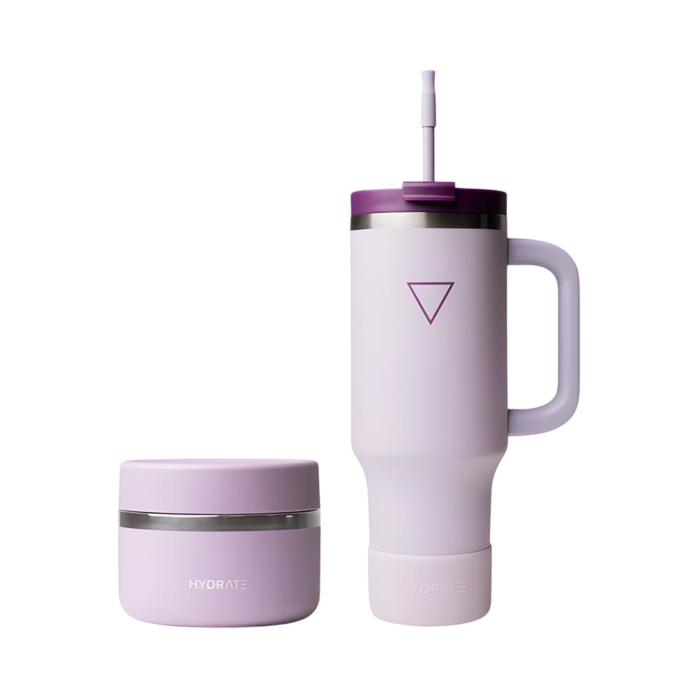 Anúncio: COMBO HYDRATE SUNBEAM 1L + FOODFLASK 355ML MORADO