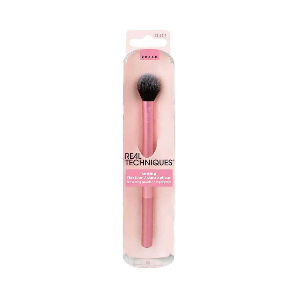 Anúncio: BROCHA REAL TECHNIQUES MAKEUP SETTING METALLIC FUCHSIA