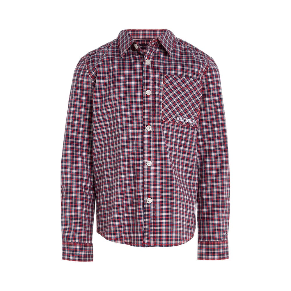 Anúncio: CAMISA ML INFANTIL TOMMY HILFIGER KB0KB08523 0MT