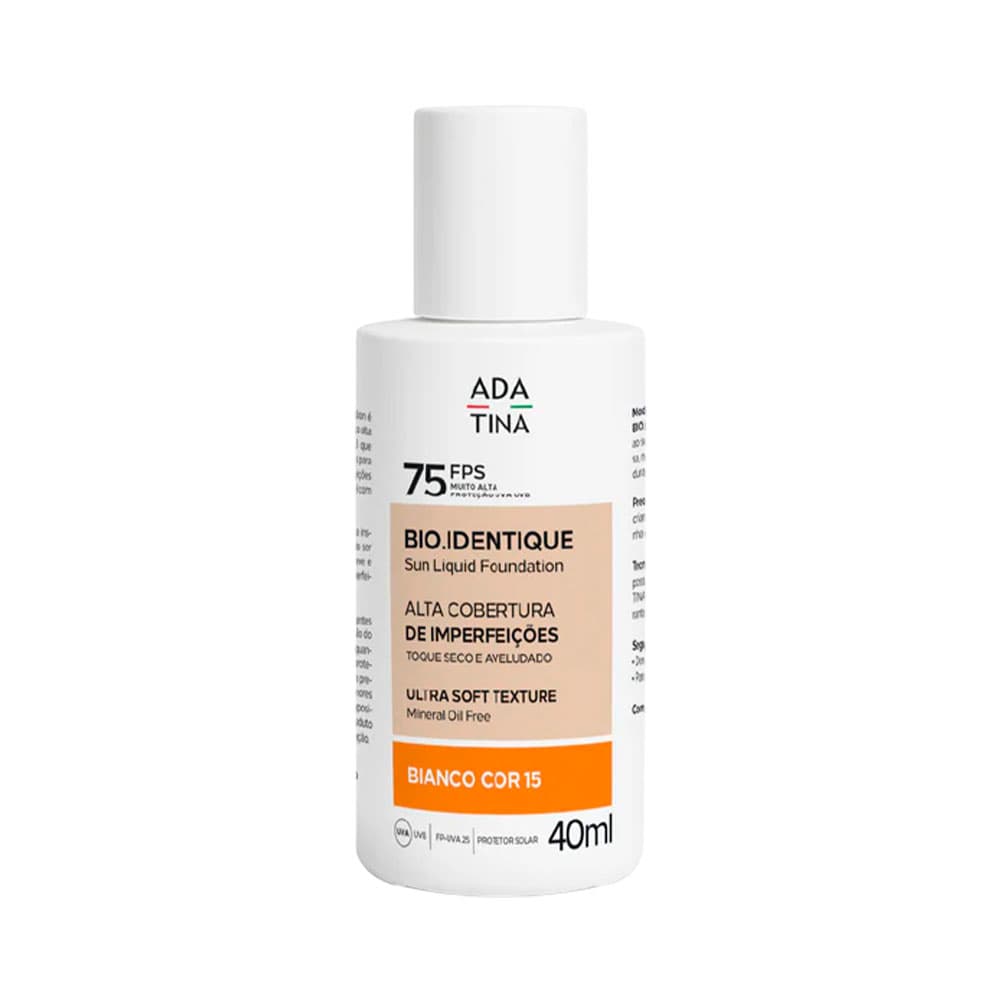 Anúncio: PROTECTOR SOLAR ADATINA BIO.IDENTIQUE SPF75 BIANCO 15 40ML