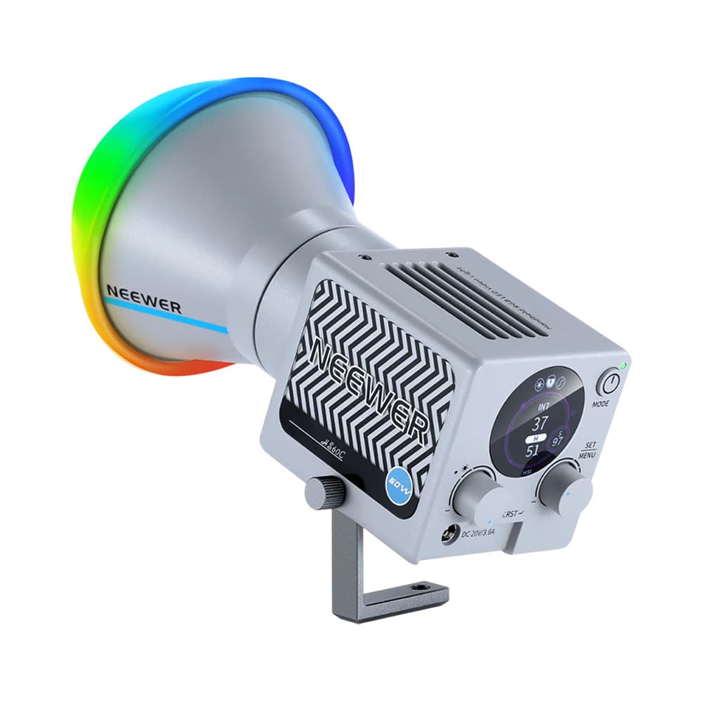 Anúncio: LUZ DE VIDEO LED NEEWER HS60C RGB