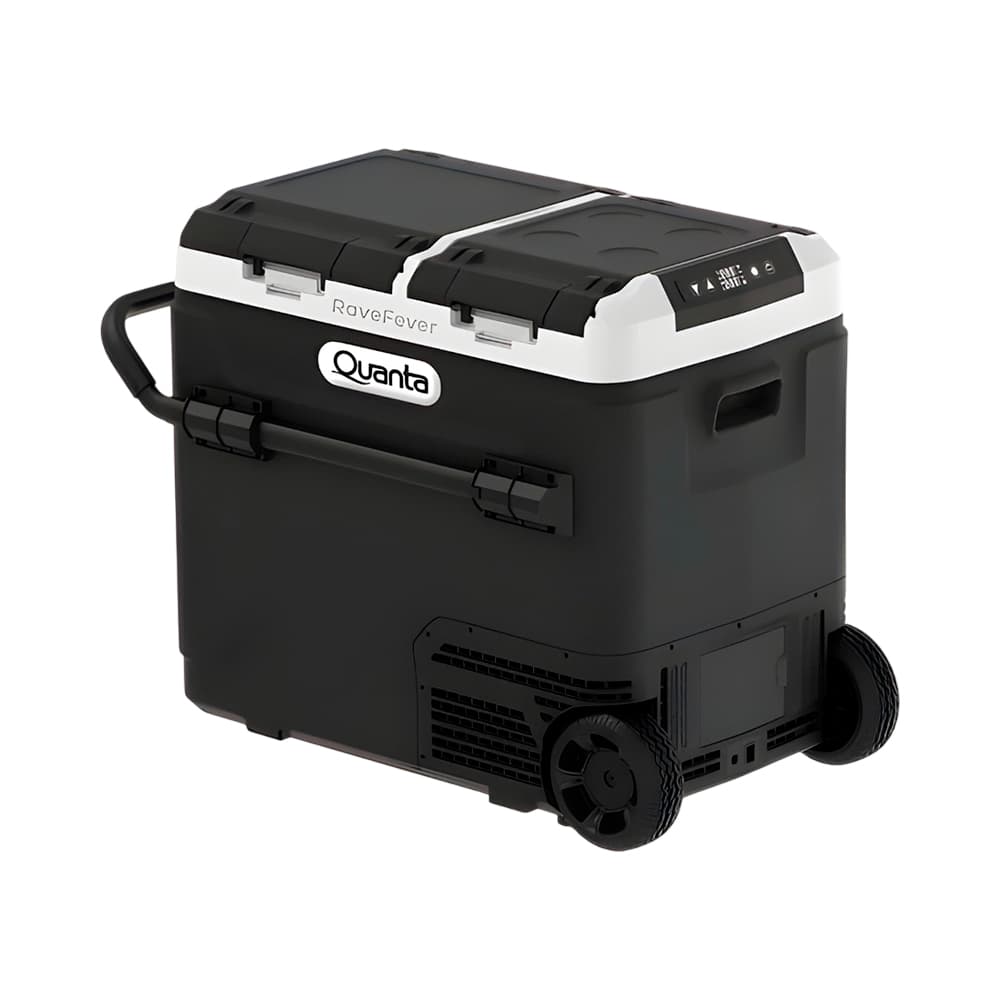 Anúncio: CONSERVADORA DUAL PORTÁTIL SIN BATERÍA QUANTA RAVEFEVER QTCDB60 60L BIVOLT NEGRO