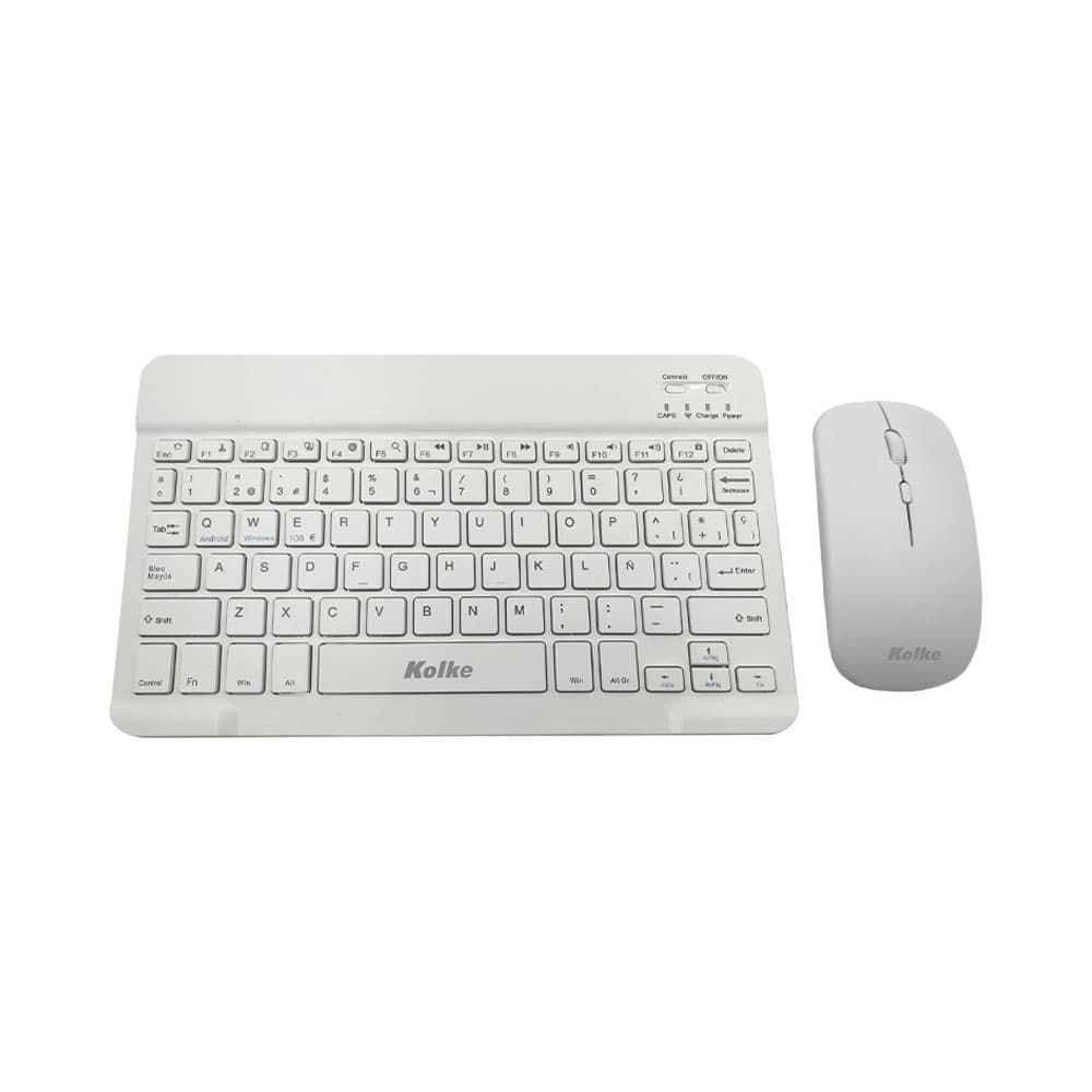 Anúncio: KIT KOLKE KEK-718 TECLADO Y MOUSE INALÁMBRICO WHITE