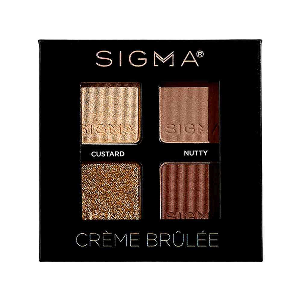 Anúncio: PALETA DE SOMBRAS SIGMA CRÈME BRÛLÉE QUAD 4GR
