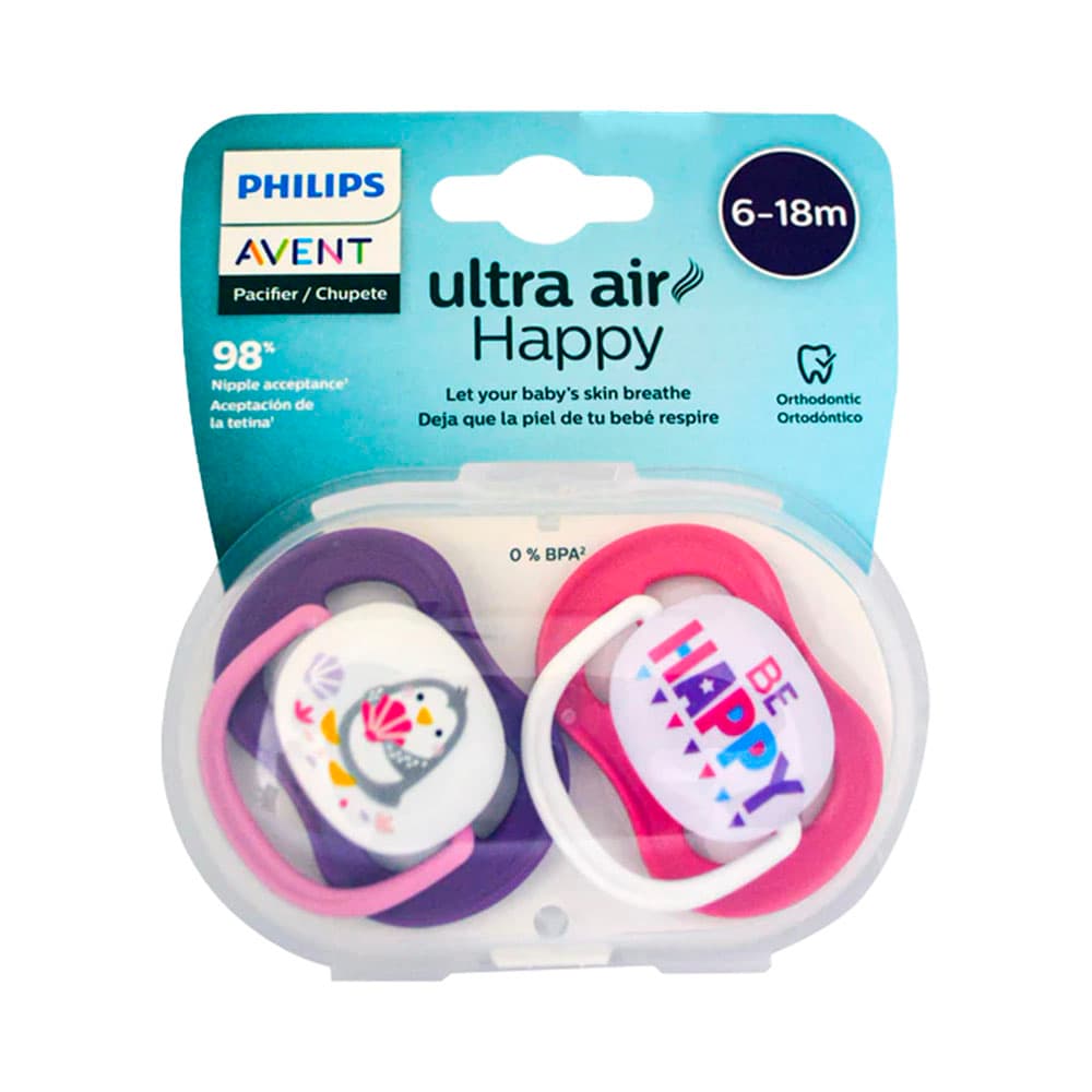 Anúncio: CHUPETE ULTRA AIR HAPPY 6-18M AVENT SCF080/22