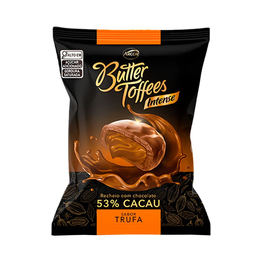 Anúncio: CARAMELO ARCOR BUTTER TOFFEES INTENSE SABOR TRUFA 90G